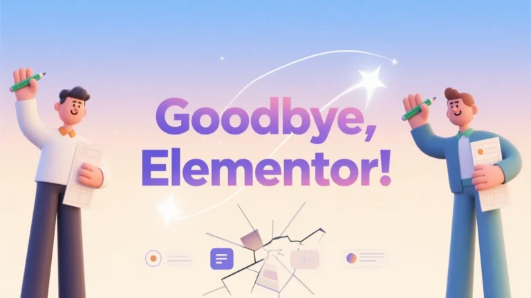 Comparison between Elementor and native block-based WordPress design